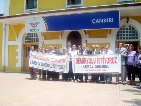 CHP Bursa Milletvekili Kemal Demirelin Çankırıya Gelişi