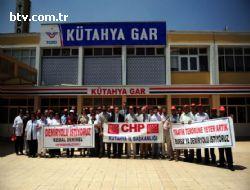 CHP'den demiryolu protestosu